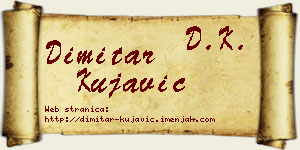 Dimitar Kujavić vizit kartica